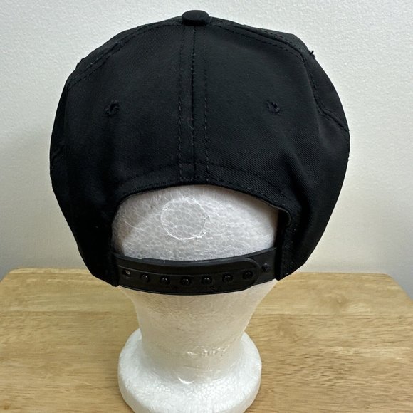 VTG Airborne Embroidered Black P Cap Snapback Hat Military Made in USA - Picture 4 of 10